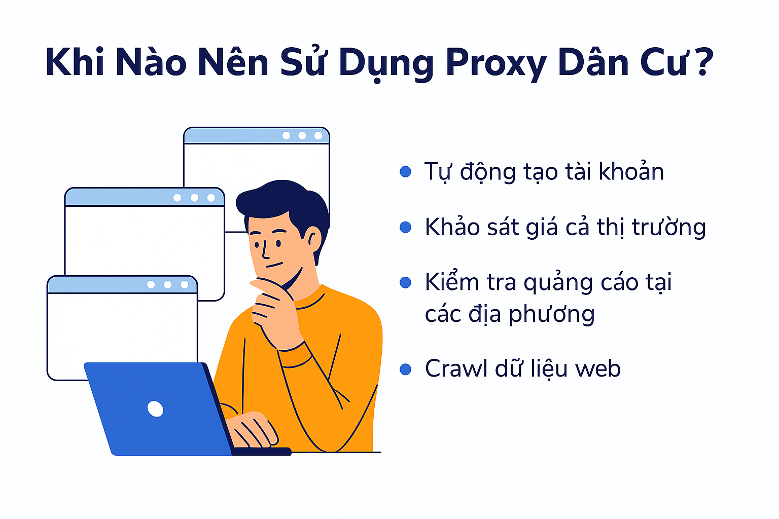 Giải thích proxy dân cư là gì và cách chọn proxy phù hợp cho MMO bằng 5starsproxy